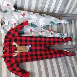 Toddler Boys' 2pk  Fleece Footed Pajama | Carters | 18m